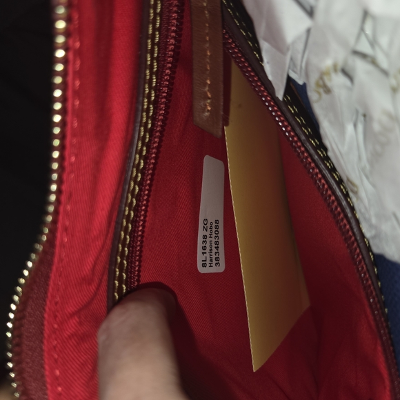 Dooney And Bourke Harrison Hobo In Ginger - Picture 6 of 10